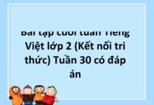 Bài tập cuối tuần Tiếng Việt lớp 2 (Kết nối tri thức) Tuần 30 có đáp án